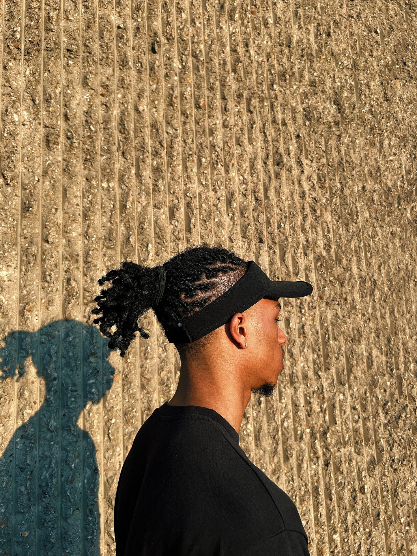 Black and Silver Visor