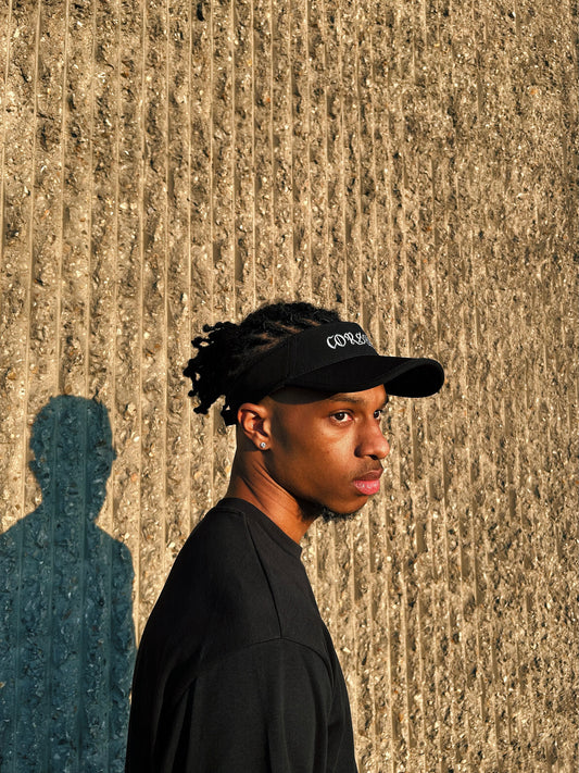 Black and Silver Visor