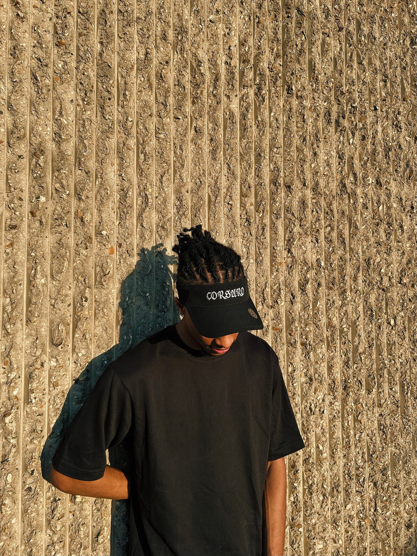 Black and Silver Visor