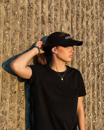 Black and Silver Visor