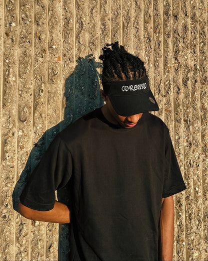 Black and Silver Visor