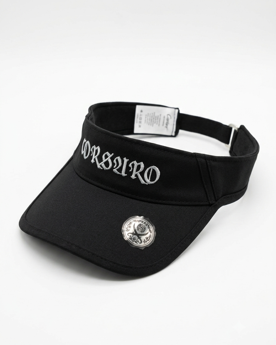 Black and Silver Visor
